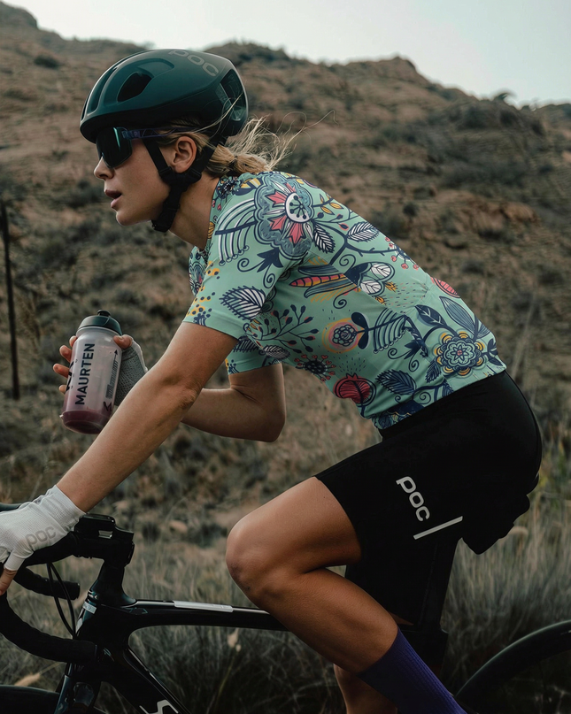 ROCKBROS Women's "Folk Flora" All-Weather Artistic Pro Aero Jersey