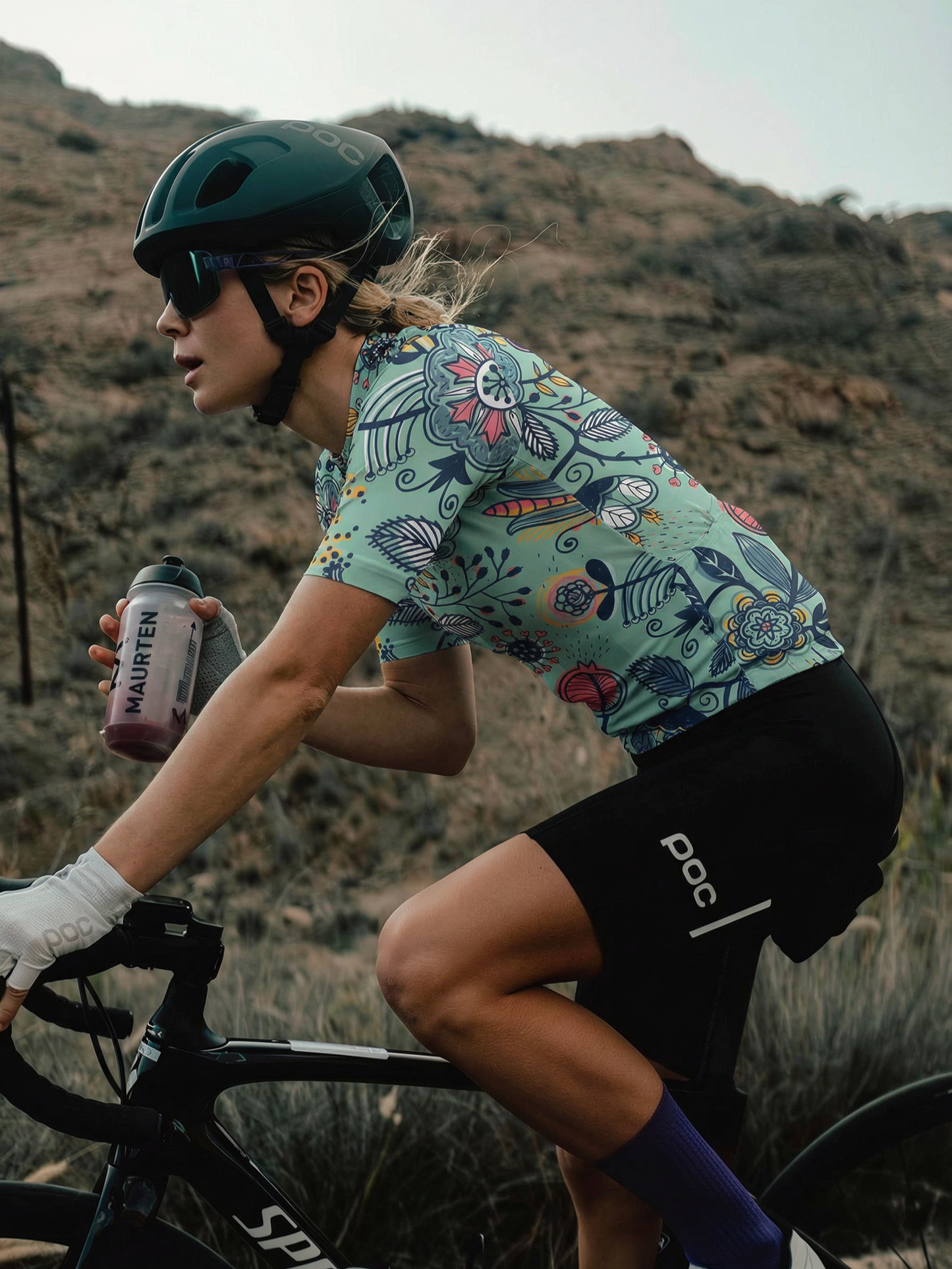 ROCKBROS Women's "Folk Flora" All-Weather Artistic Pro Aero Jersey