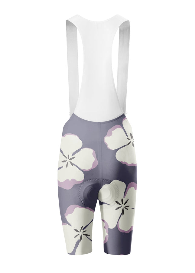 ROCKBROS Women Purple Floral Short Sleeve Cycling Set