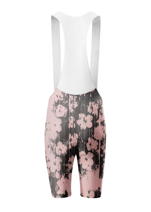 ROCKBROS Women's Pink Distressed Floral Cycling  Set