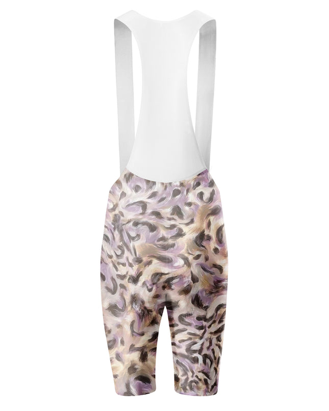 ROCKBROS Women Purple Abstract Leopard Cycling Set