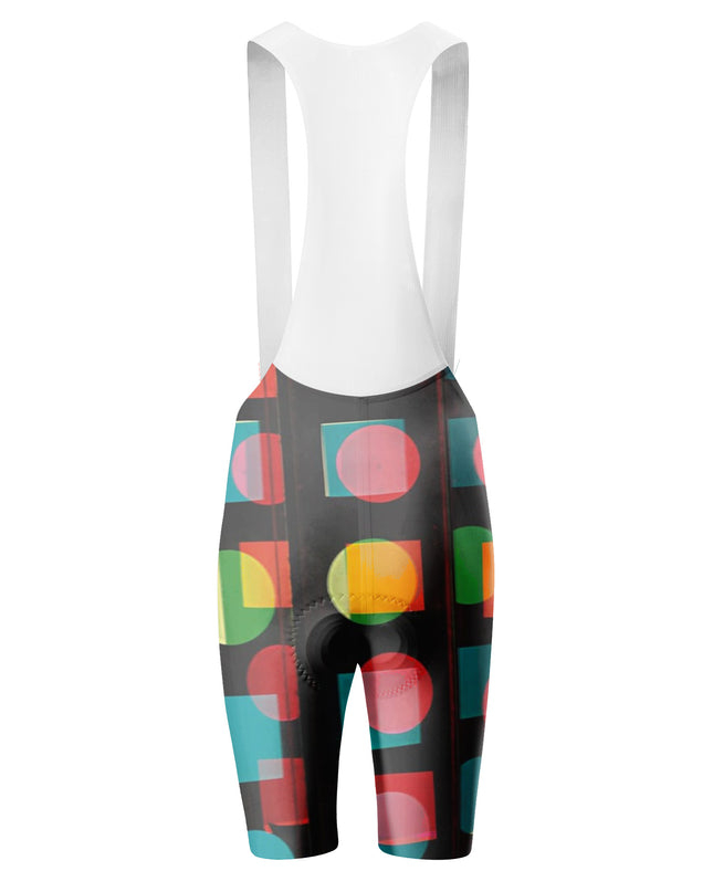 ROCKBROS Men’s Chromatic Geo Pop Art Cycling Bibs