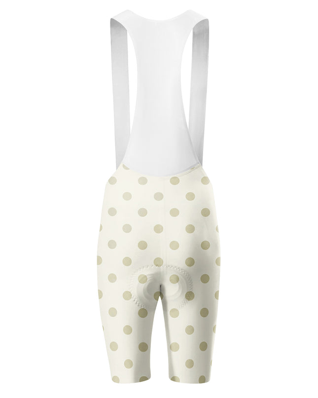 ROCKBROS Women's Cycling Jersey Short Sleeve Breathable Green Polka Dot Cycling Set
