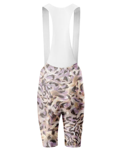 ROCKBROS Women's Artistic Lavender Leopard Cycling Bibs
