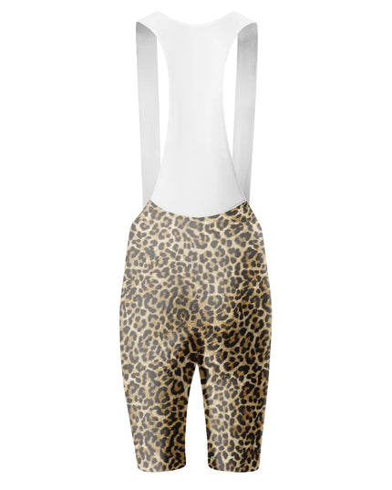 ROCKBROS Women's Leopard Print Cycling Bib Shorts