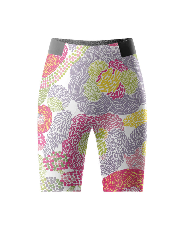 ROCKBROS Women's Dot Floral Print Cycling Shorts