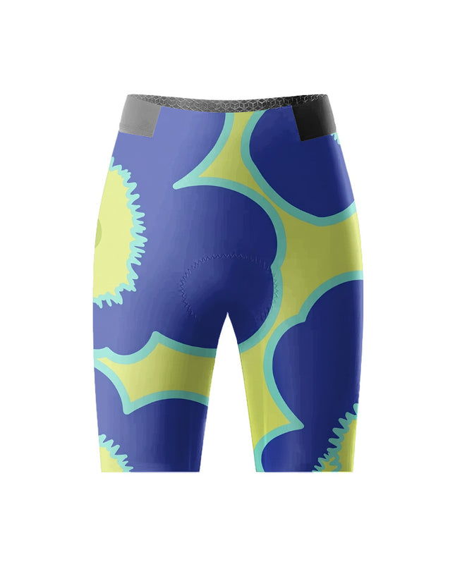 ROCKBROS Women's Floral Printed Breathable Cycling Shorts