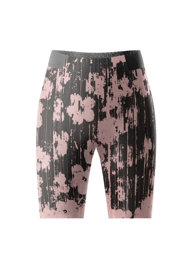 ROCKBROS Women's Distressed Floral Compression Cycling Shorts