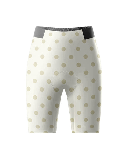 ROCKBROS Women's Cycling Jersey Short Sleeve Breathable Green Polka Dot Cycling Set