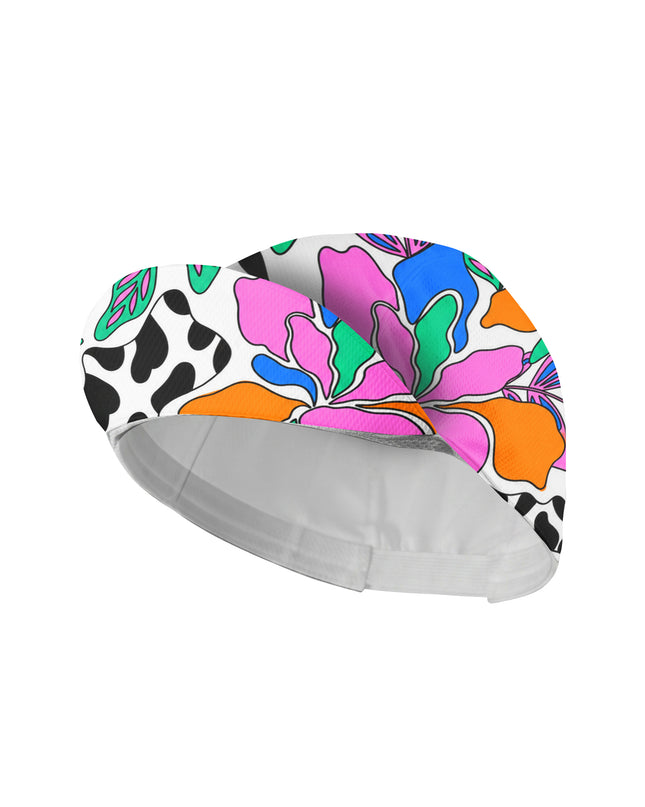 ROCKBROS Vibrant Floral Print Cycling Cap