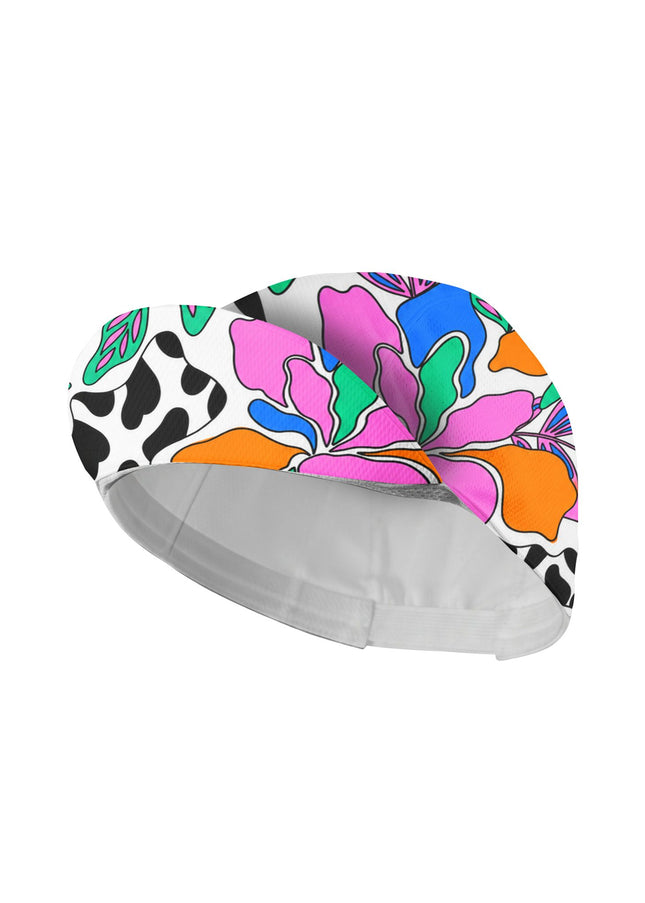 ROCKBROS Vibrant Floral Print Cycling Cap