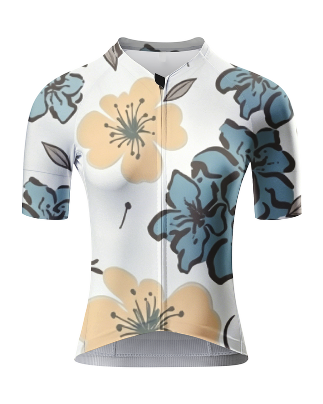 ROCKBROS Women's  Vintage Floral Padded Cycling Bibs