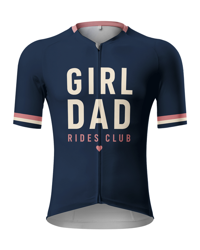ROCKBROS Men's Girl Dad Rides Club Cycling Jersey