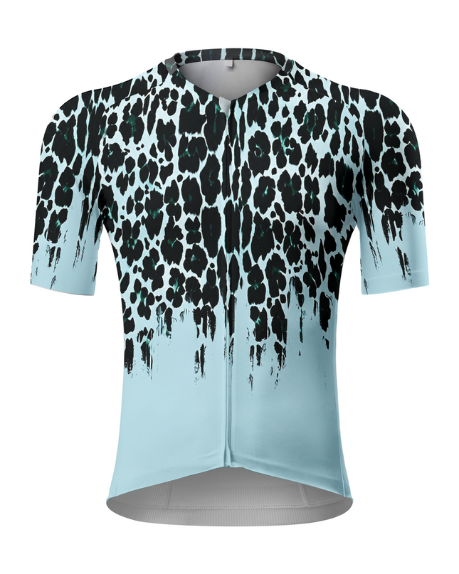 ROCKBROS Men's Wild Style Leopard Father's Day Cycling Jersey