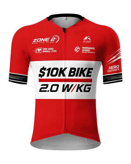 ROCKBROS Men's Red White Block Pro Cycling Slogan Cycling Jersey