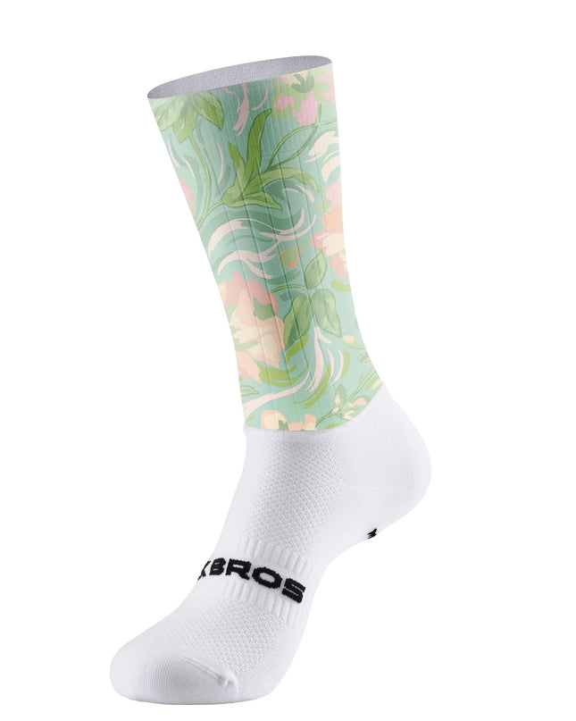 ROCKBROS Women's Vintage Floral Print Cycling Bib Shorts