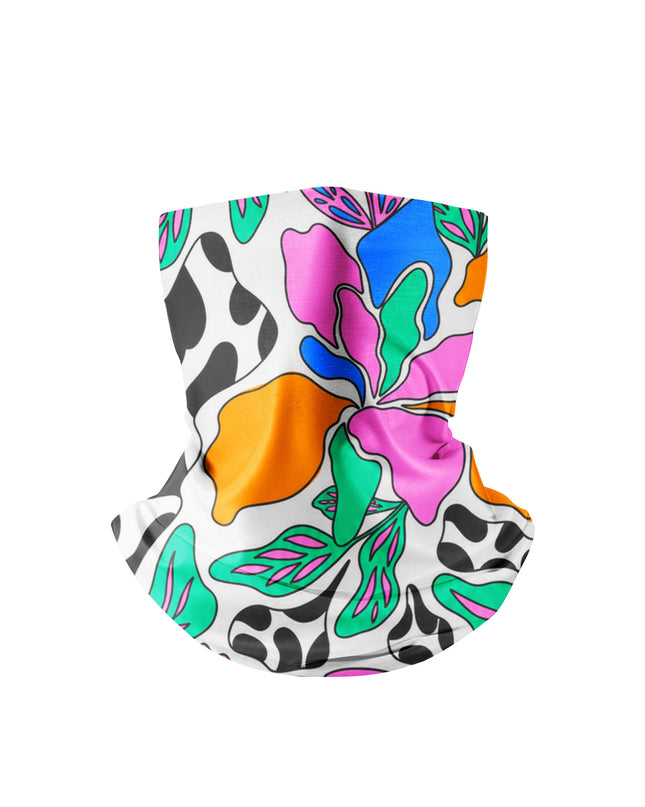 ROCKBROS Vibrant Floral Print Cycling Neck Gaiter