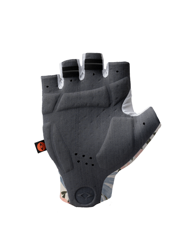 ROCKBROS Pastel Daisy Graphic White Blue Performance Gloves