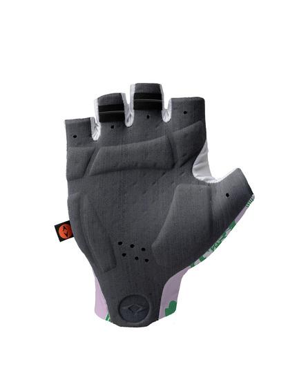 ROCKBROS Tropical Bloom Graphic Lavender Green Performance Gloves