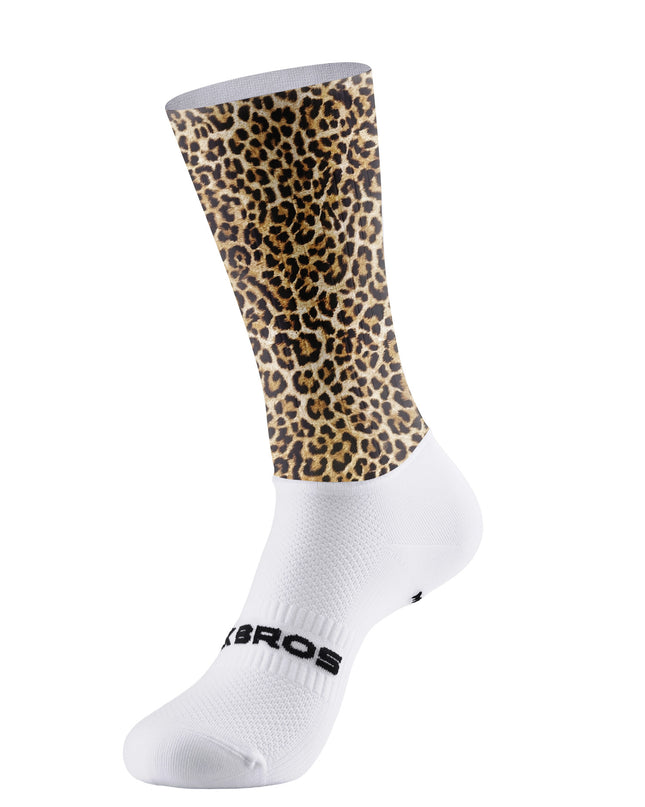 ROCKBROS Women's Leopard Print Cycling Bib Shorts