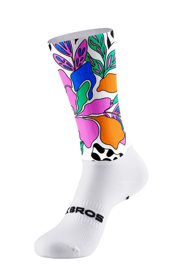ROCKBROS Vibrant Floral Cycling Socks