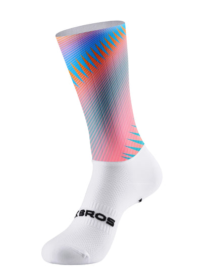 ROCKBROS  Artistic Dynamic Line Gradient Cycling Socks