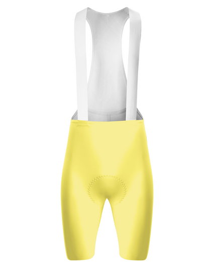 ROCKBROS Women's Pastel Yellow Cycling Bib Shorts