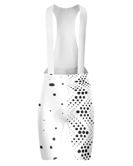 ROCKBROS Women's Modern Asymmetrical Black & White Polka Dot Cycling Set