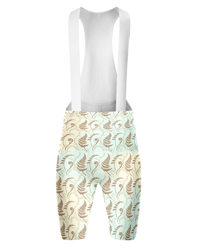 ROCKBROS Women's  intage Fern Leaf Cycling Bibs