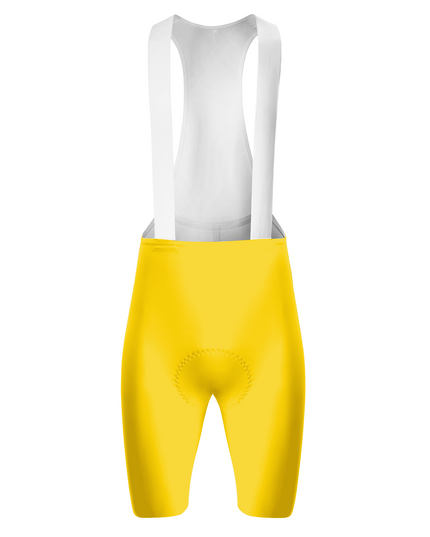 ROCKBROS Women's Vibrant Yellow Compression Cycling Bib Shorts