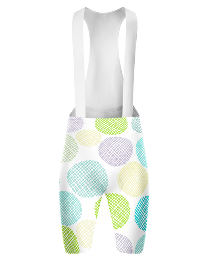 ROCKBROS Women's Colorful Mesh Polka Dot Print Short Sleeve Cycling Set