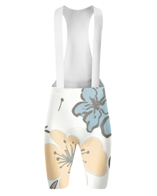 ROCKBROS Women's  Vintage Floral Padded Cycling Bibs