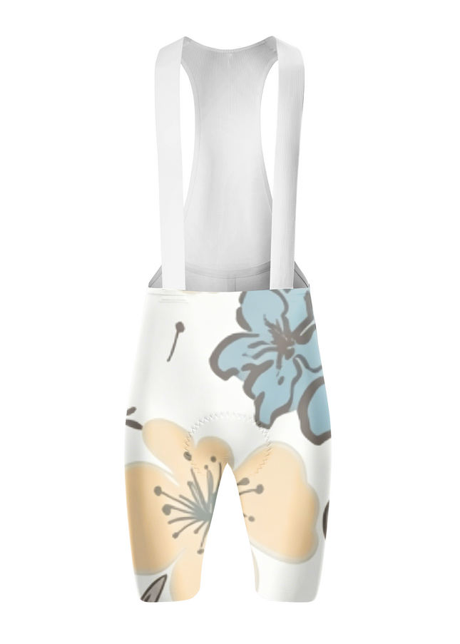 ROCKBROS Women's  Vintage Floral Padded Cycling Bibs
