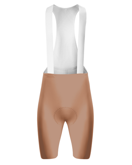 ROCKBROS Men's Brown Padded Cycling Bib Shorts