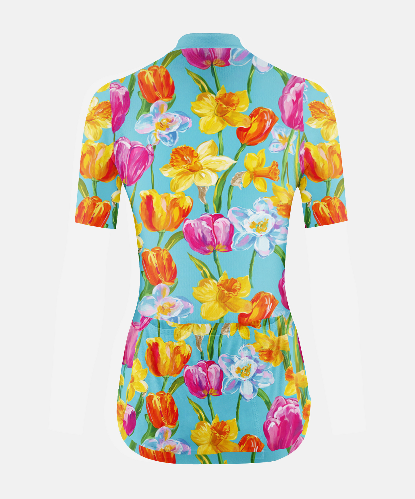 Women's Cycling jersey in Floral Tulip 