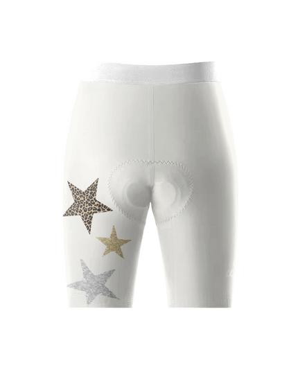 Women's Gilded Nebula All-Weather Multi-Element Cycling Shorts Tailored with Stretch Fit for All-Day Comfort – Back View