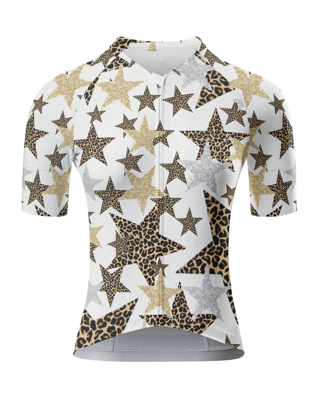 Women's Gilded Nebula All-Weather Multi-Element Pro Aero Jersey Crafted from Moisture-Wicking Fabric to Stay Dry on the Ride – Front View