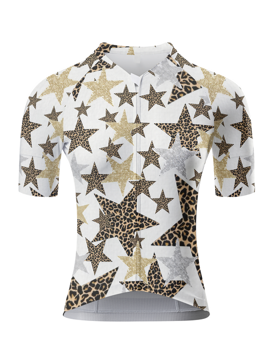 Women's Gilded Nebula All-Weather Multi-Element Pro Aero Jersey Crafted from Moisture-Wicking Fabric to Stay Dry on the Ride – Front View