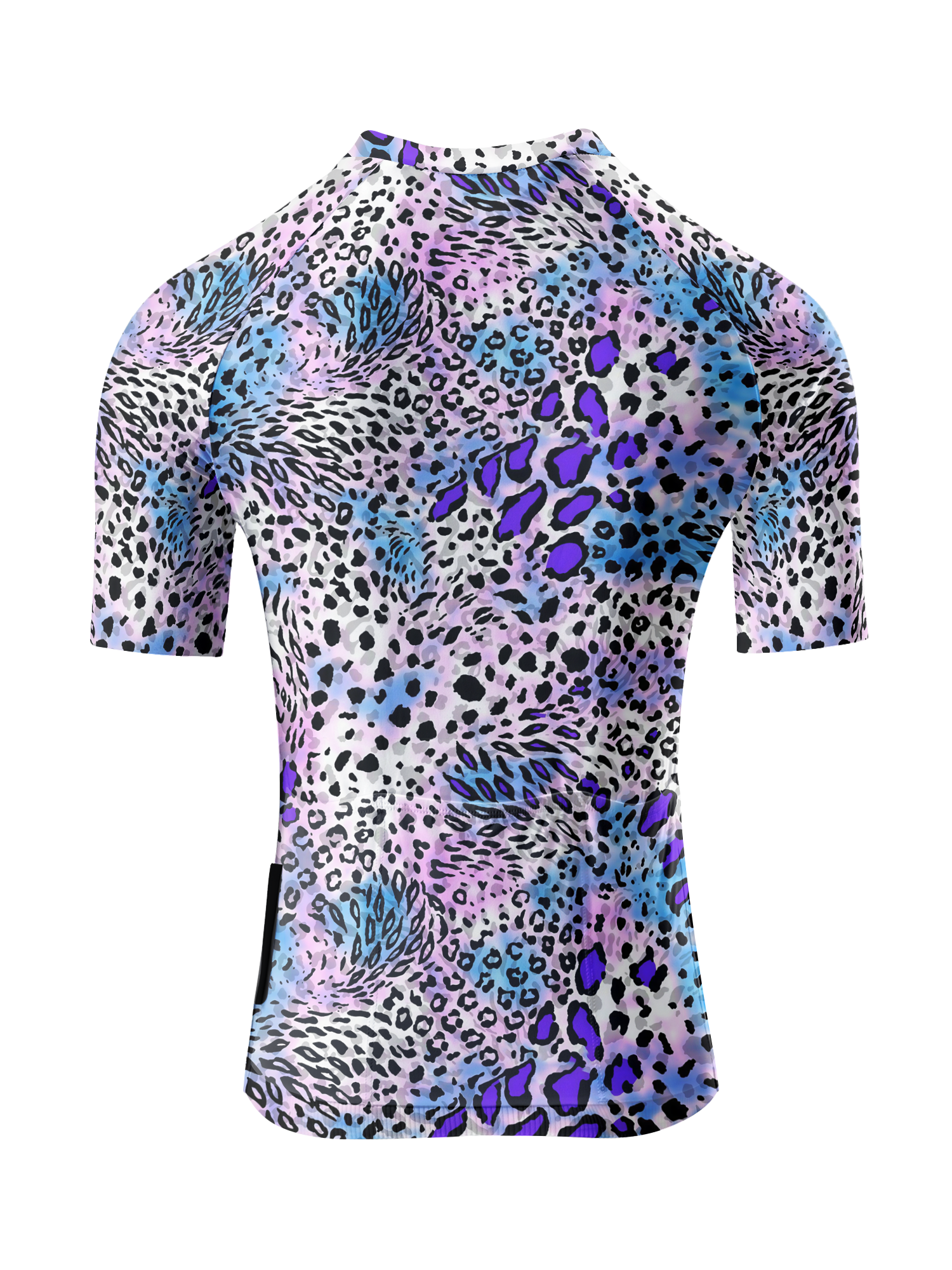 Women's Pastel Galaxy All-Weather Multi-Textured Pro Aero Jersey Crafted from Moisture-Wicking Fabric to Stay Dry on the Ride – Back View