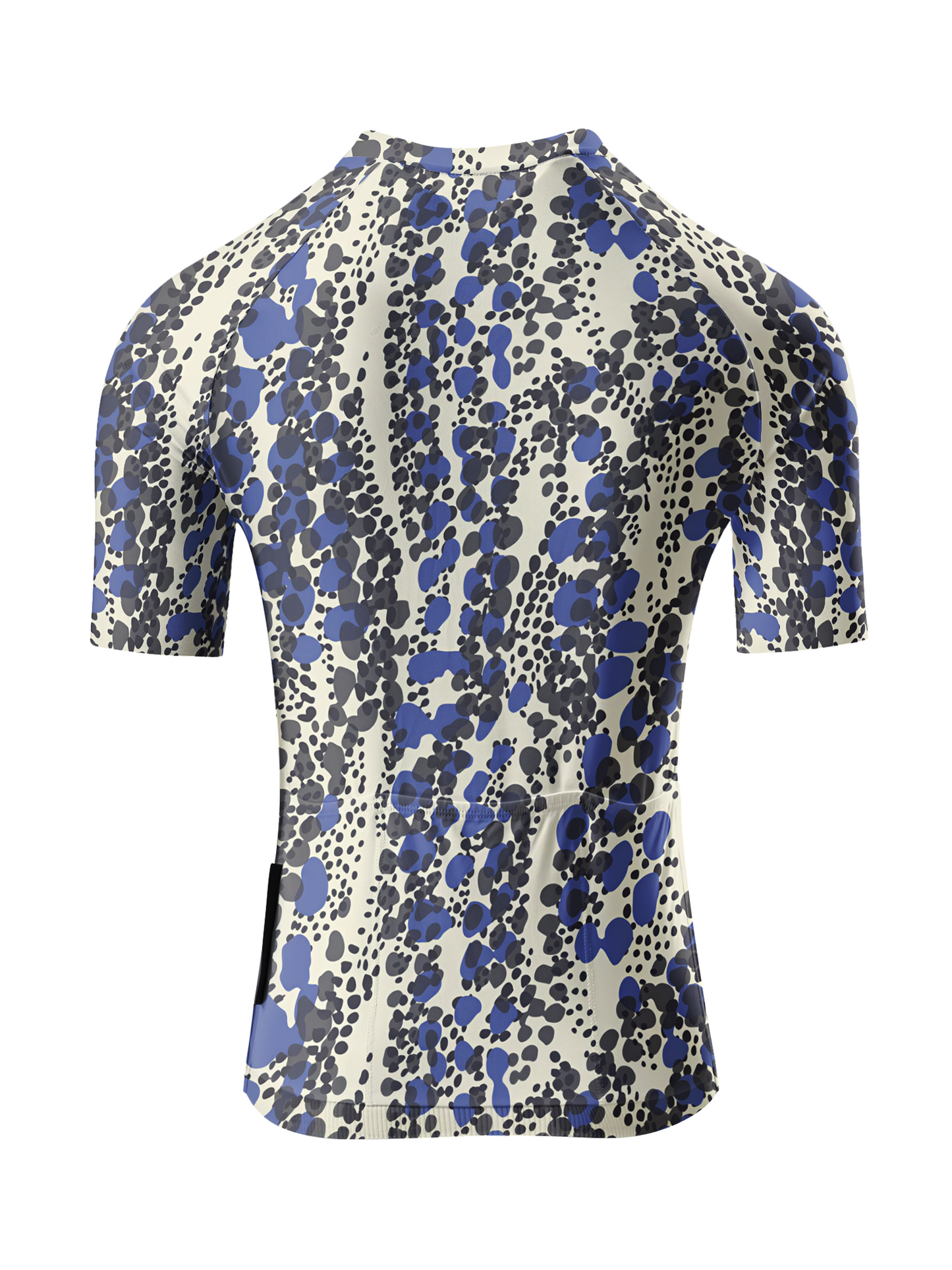 Women's Stipple Azure All-Weather Bio-Gradient Pro Jersey Built for Road Cycling and Long Training Rides – Back View