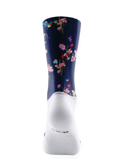 ROCKBROS Women's Tropical Floral & Bird Print Short Sleeve Cycling Jersey