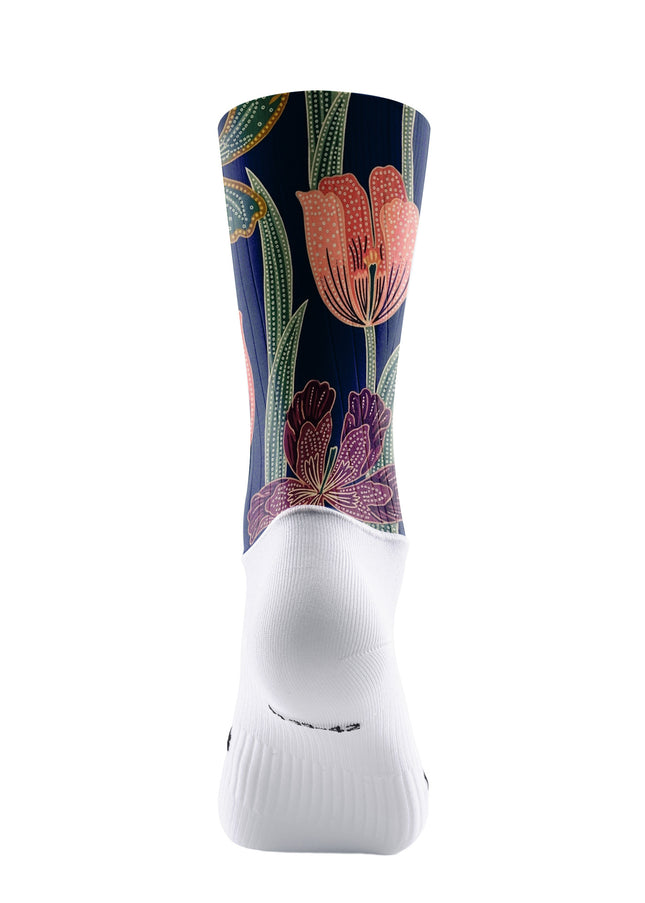 ROCKBROS Women's Midnight Tulip Artistic Cycling Jersey Set