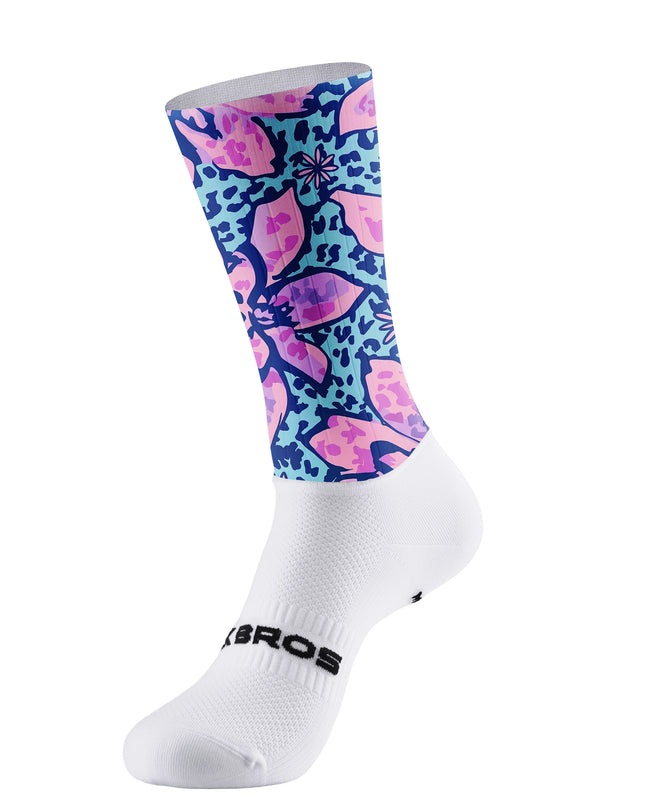 ROCKBROS Leopard Floral Print Socks