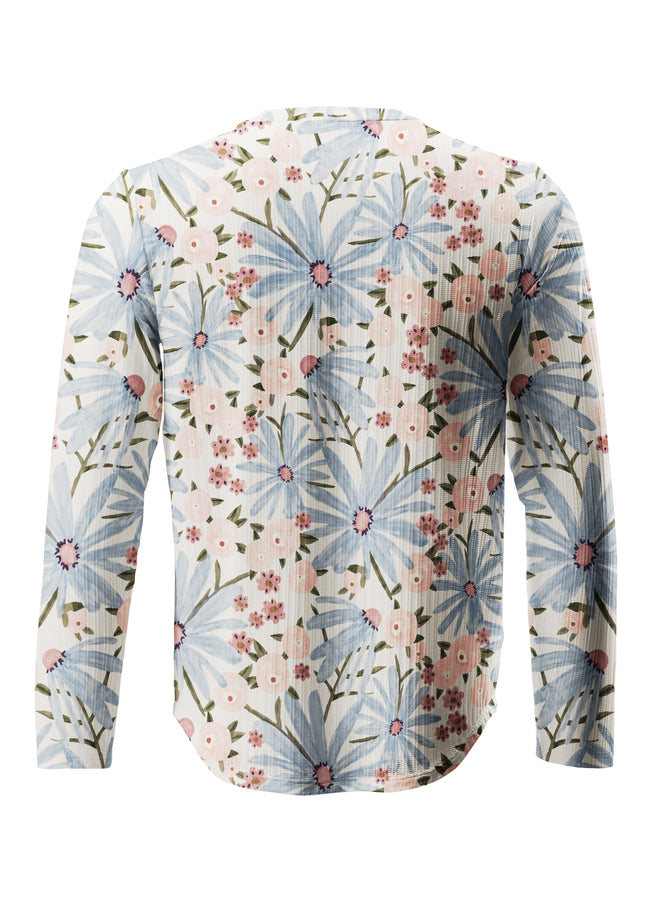 ROCKBROS Soft Pastel Floral Sweatshirt