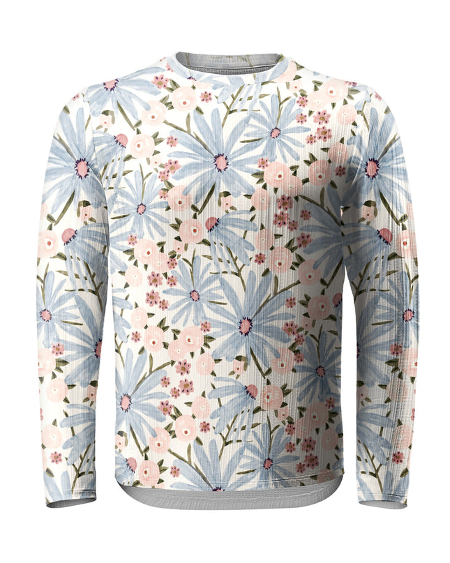 ROCKBROS Soft Pastel Floral Sweatshirt