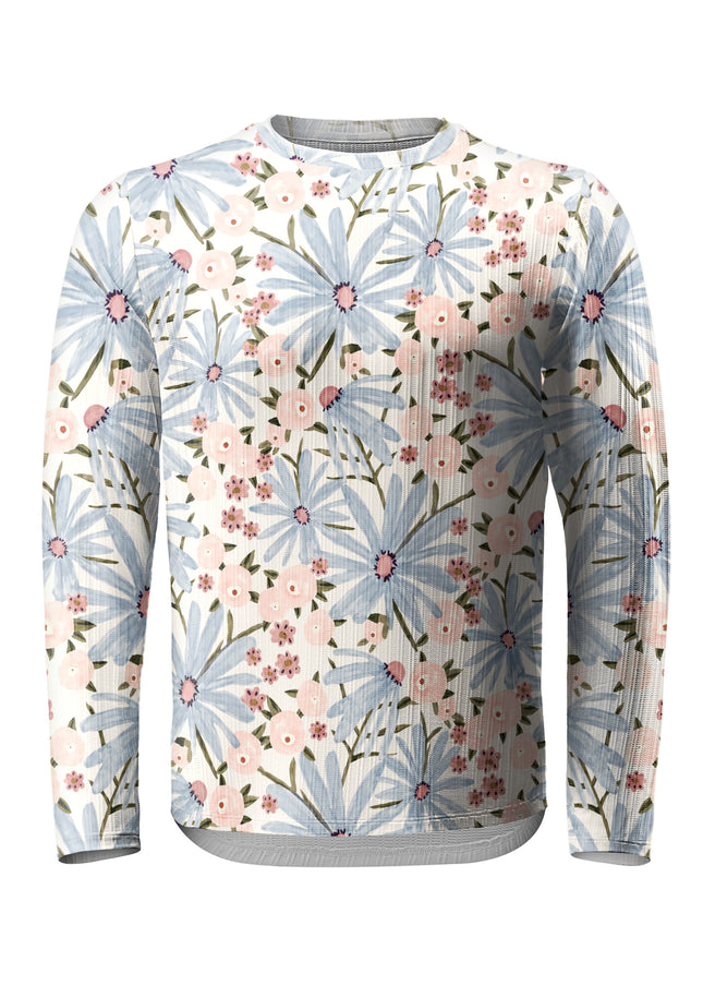 ROCKBROS Soft Pastel Floral Sweatshirt